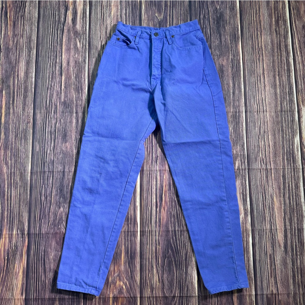 Women’s Vintage 80s 90s l.e.i. Periwinkle High Waisted Denim
jeans Size 7